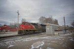 Southbound CN at Holly, MI